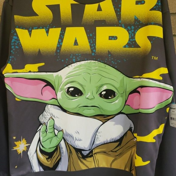 Star wars "Yoda" Sweater Grey - Size Medium - Picture 2 of 4
